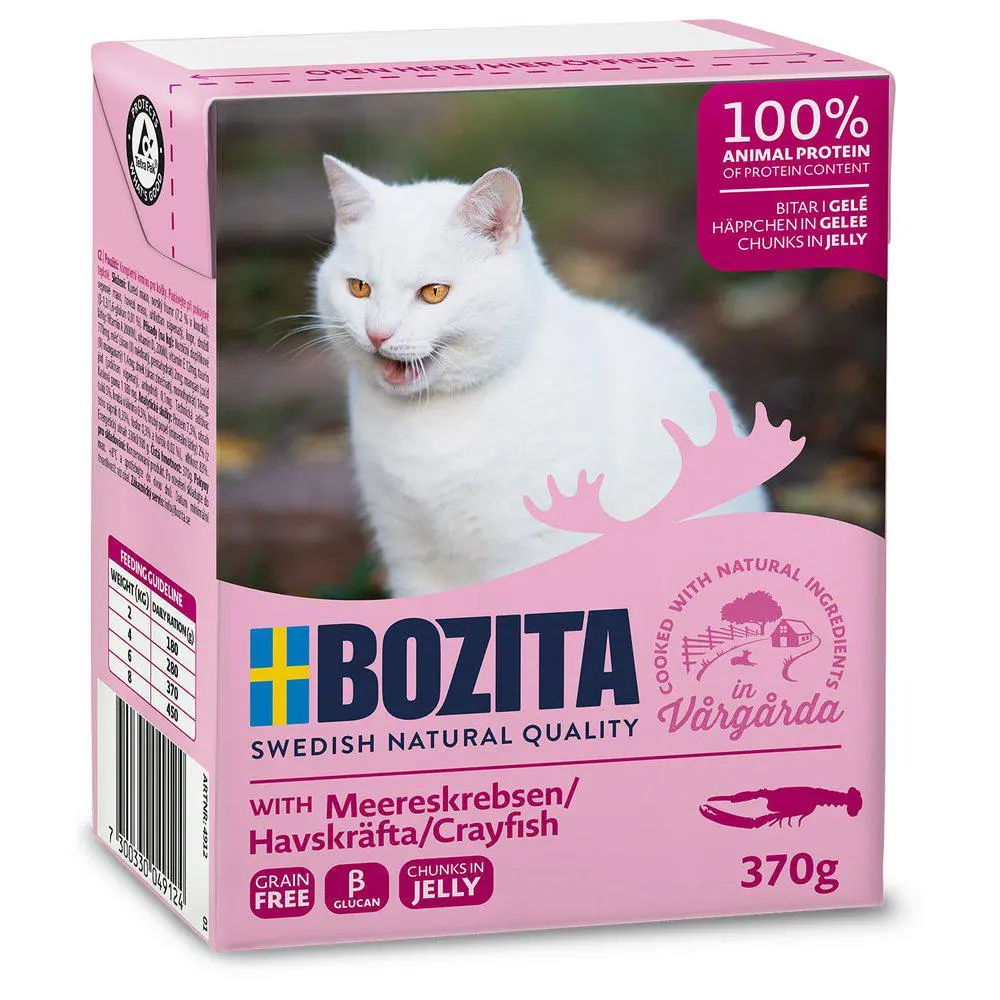 Bozita Kattefoder Bidder i Gele med krebsdyr 370 gram